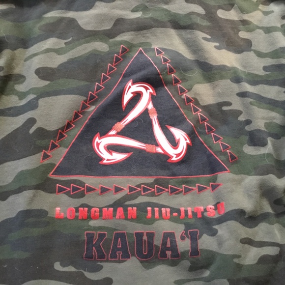 Longman Jui- jitsu hoodie Kauai camo S camouflage small  champion lives martial - Picture 2 of 11